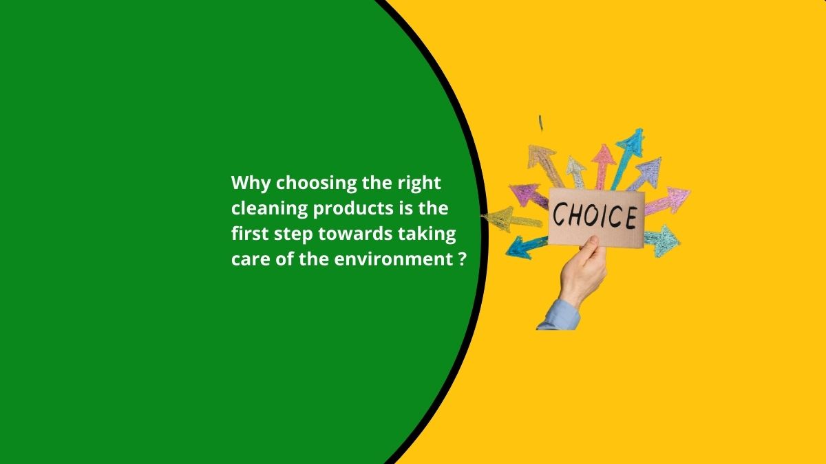 Why Choosing The Right Cleaning Products Is The First Step Towards Taking Care Of The Environment
