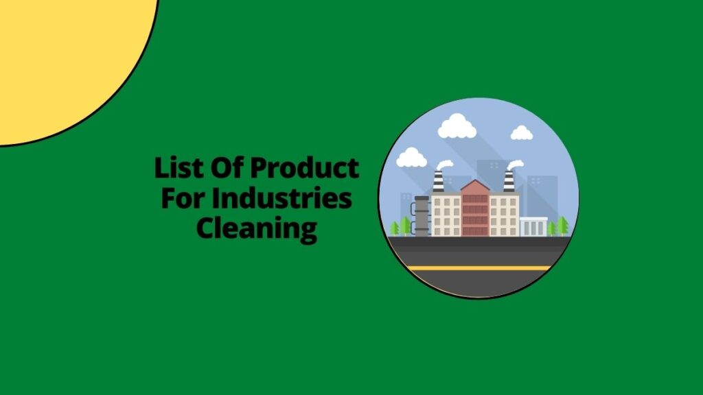 Ecochem products for Industrial cleaning » Ecochem