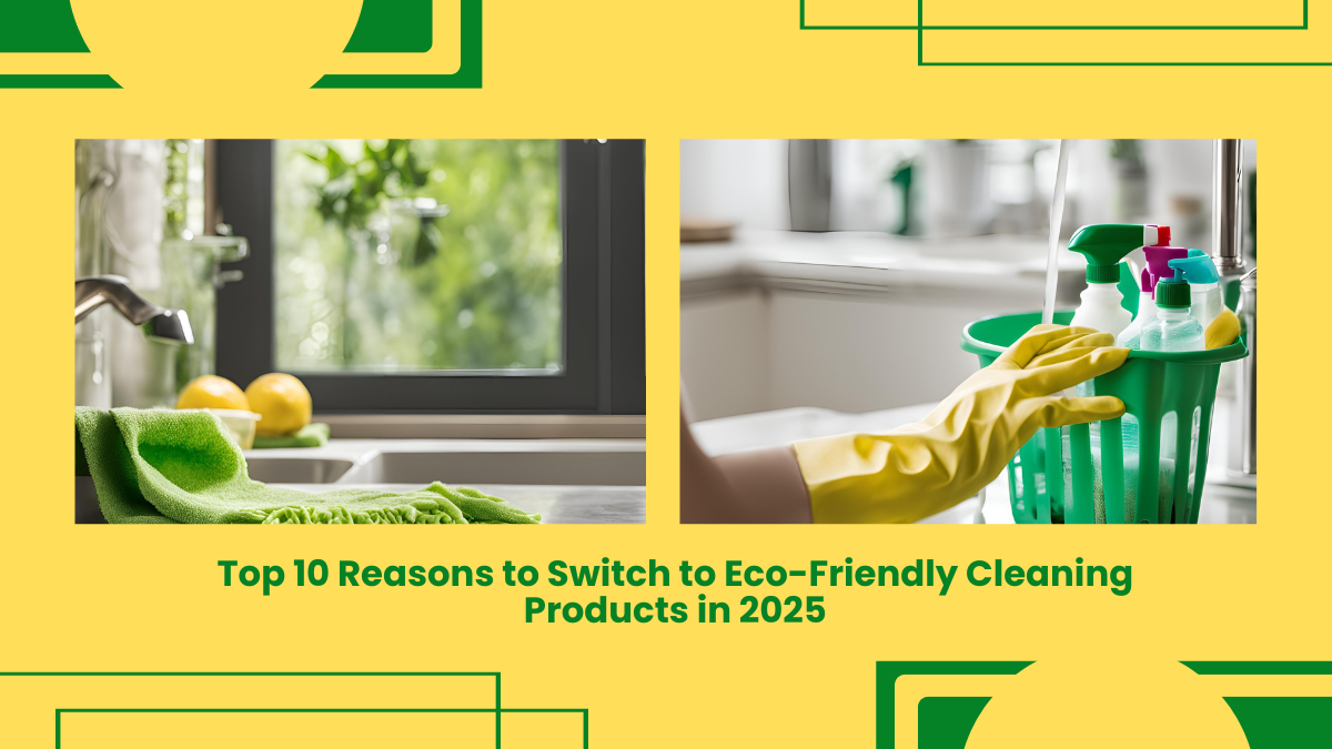 Top 10 Reasons To Switch To Eco-Friendly Cleaning Products In 2025