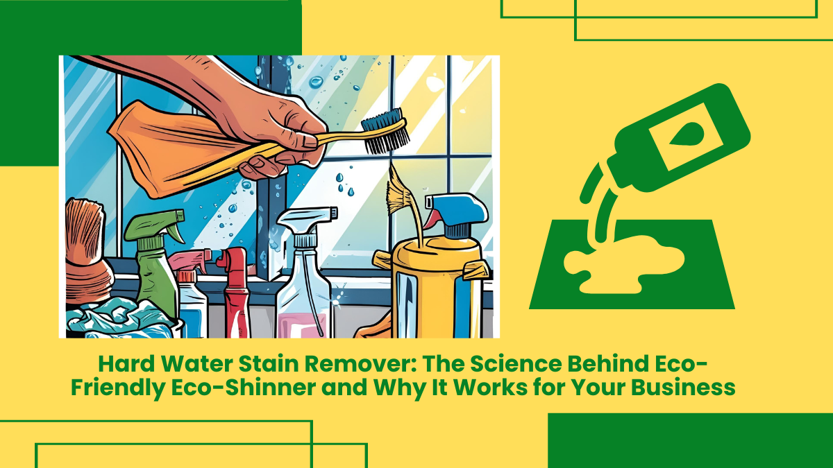 Hard Water Stain Remover: The Science Behind Eco-Friendly Eco-Shinner And Why It Works For Your Business