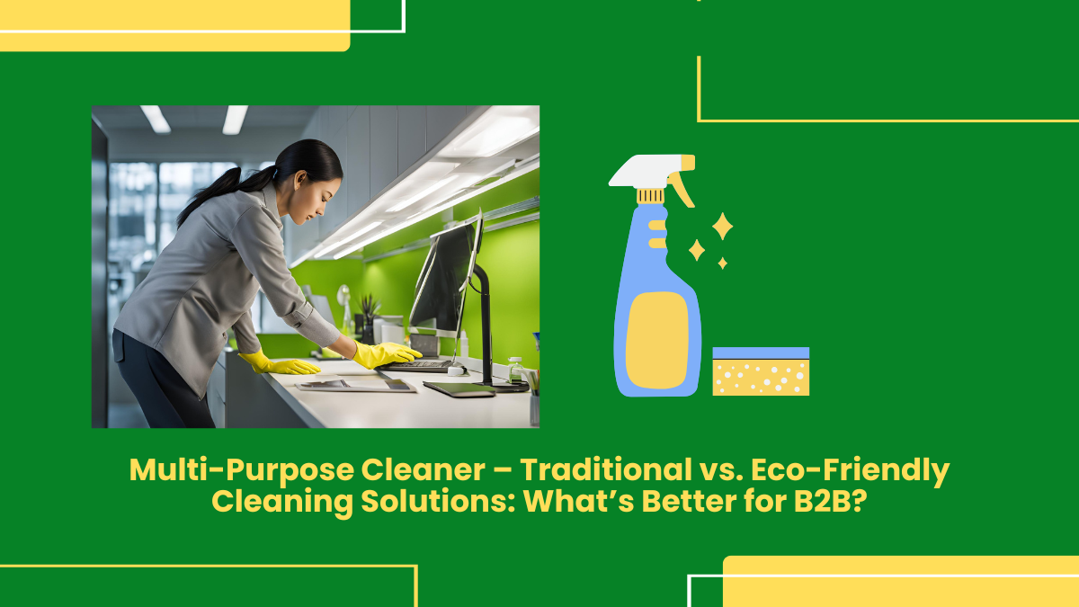 Multi-Purpose Cleaner – Traditional Vs. Eco-Friendly Cleaning Solutions: What’s Better For B2B?