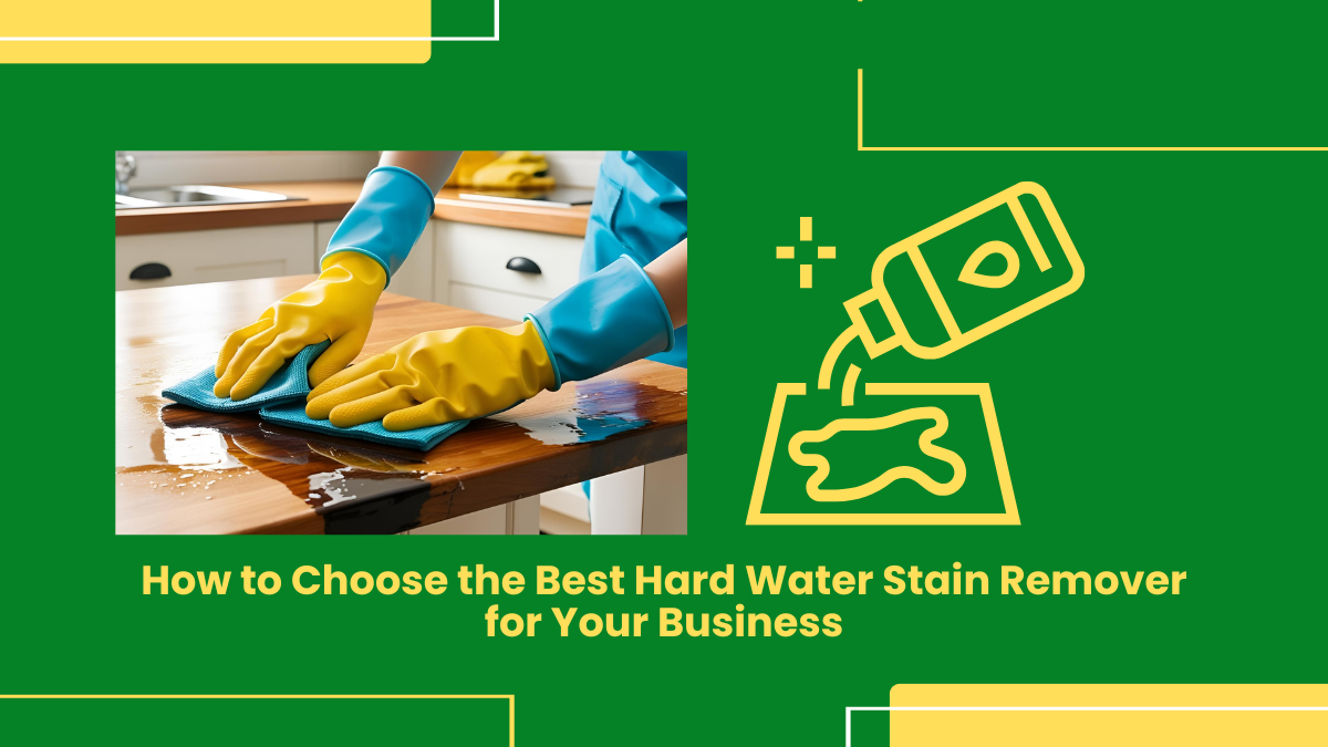 How To Choose The Best Hard Water Stain Remover For Your Business