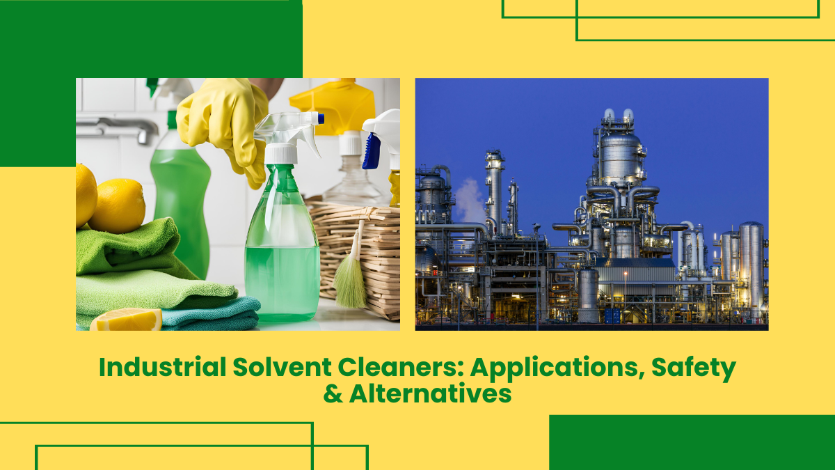 Industrial Solvent Cleaners