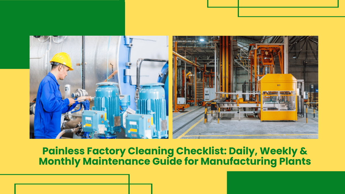 Factory Cleaning Checklist
