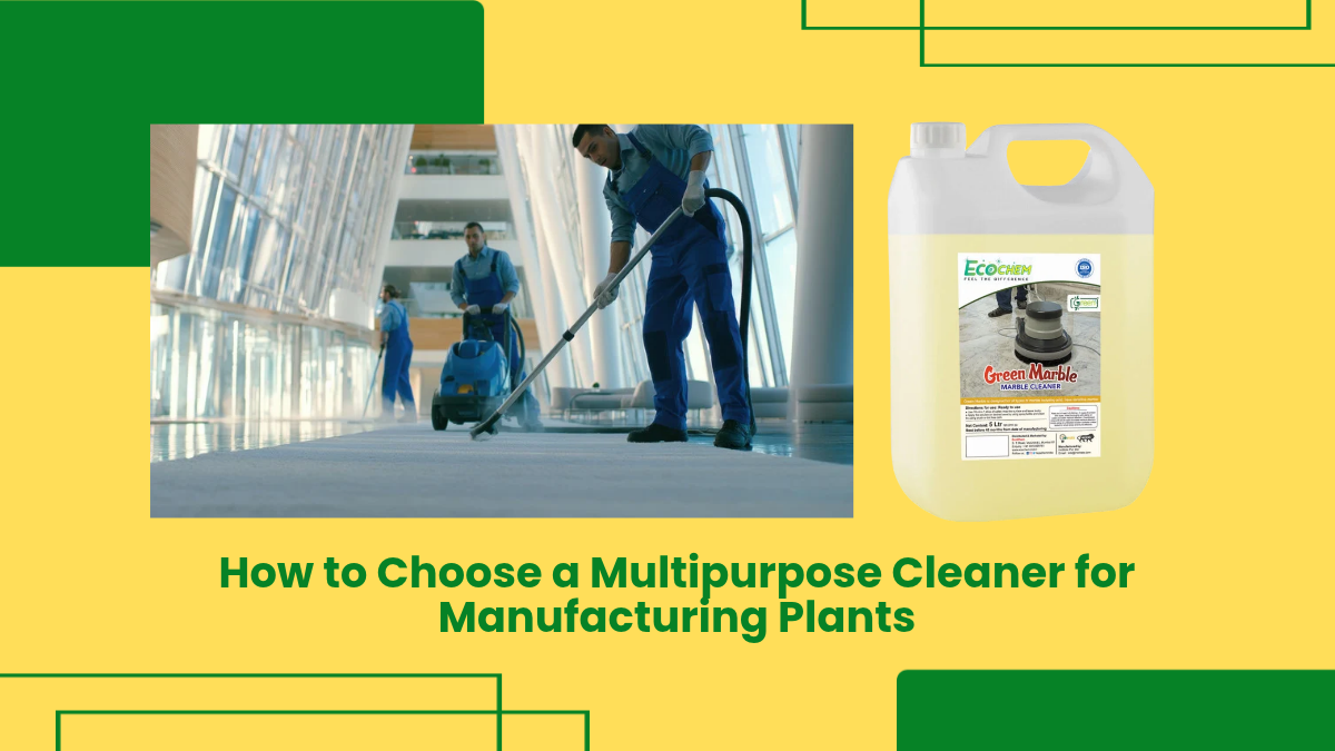Marble Floor Cleaner For Manufacturing Facilities